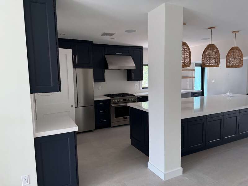 Modern kitchen with an island