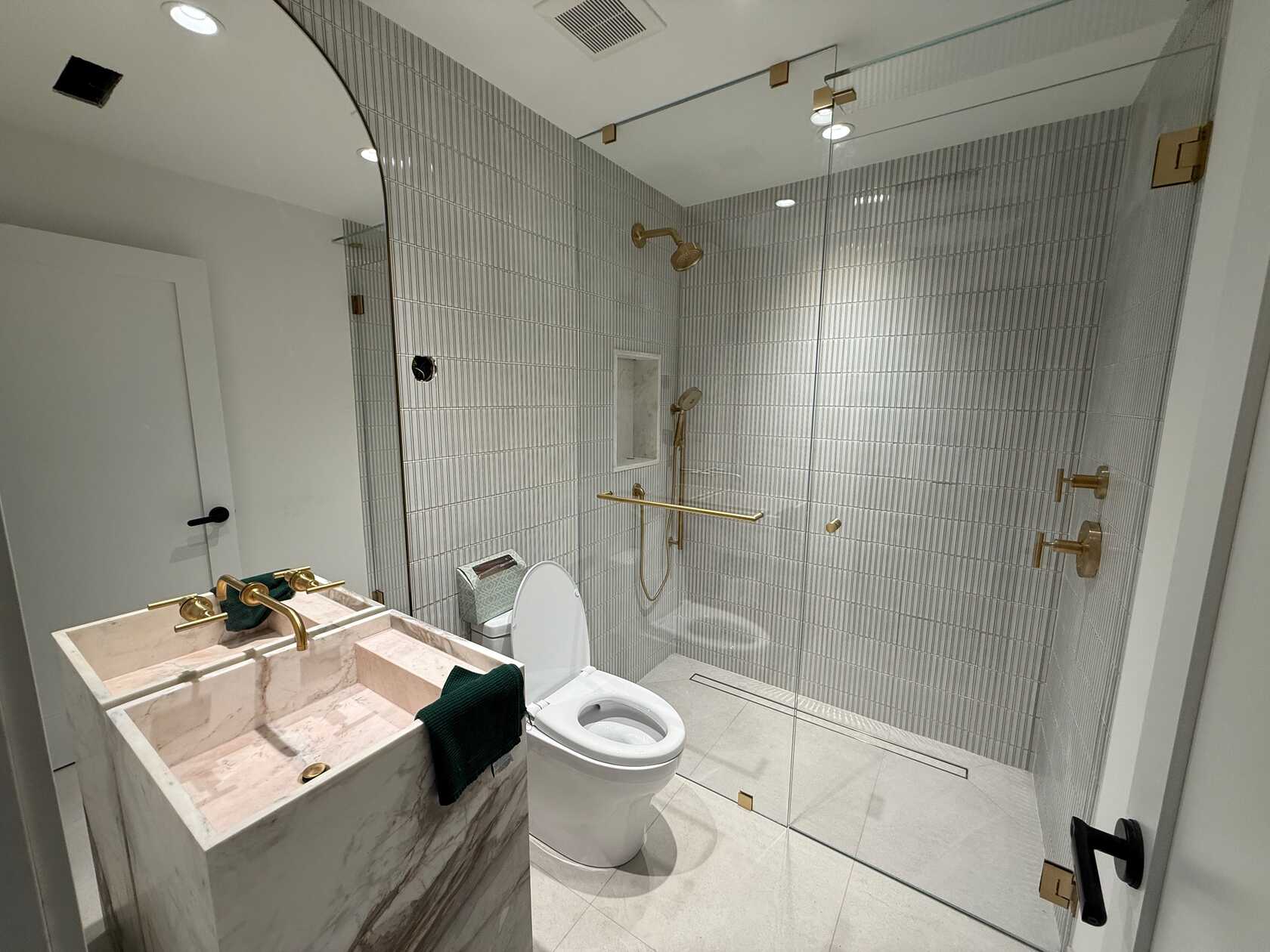 Finished bathroom remodel